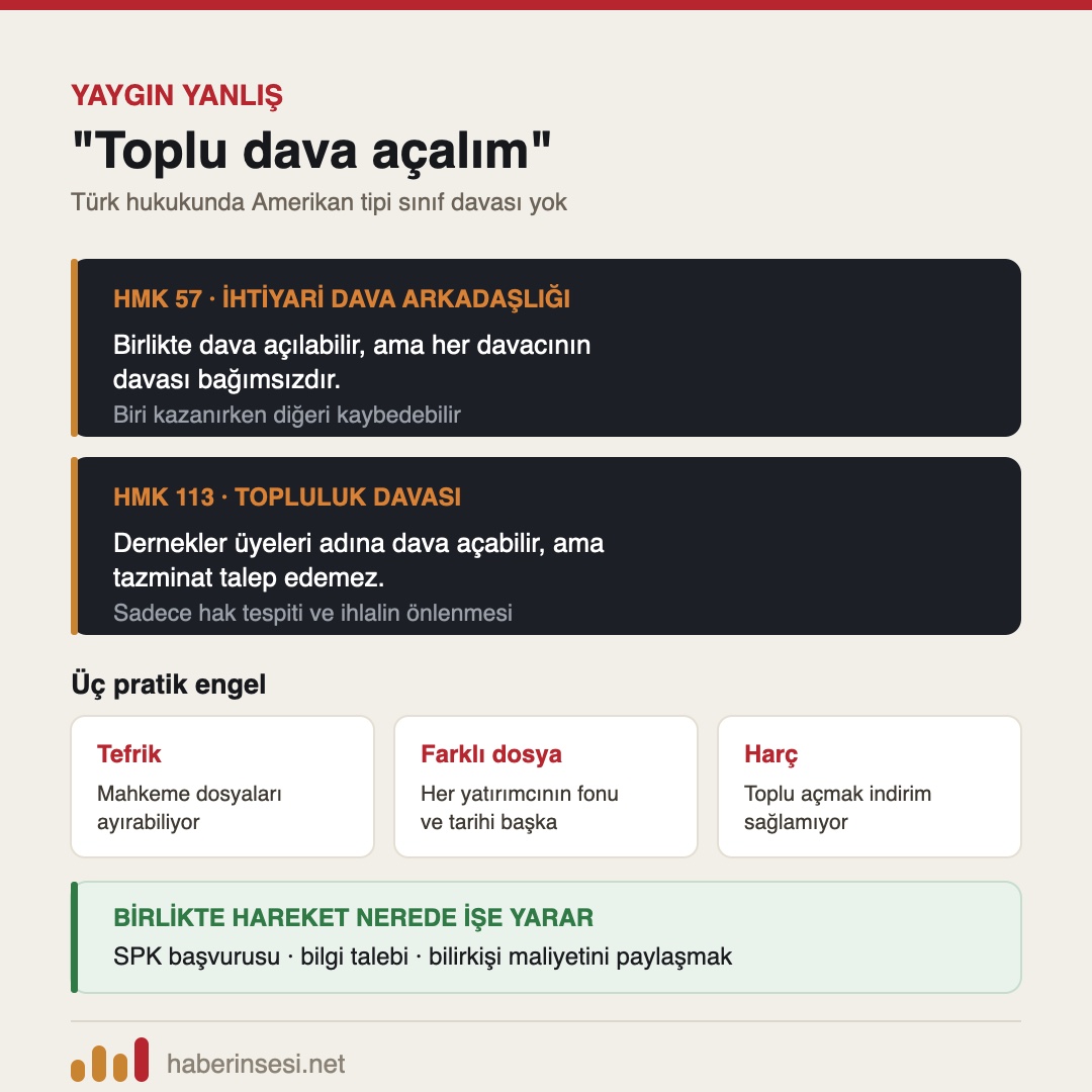 Toplu dava beklentisi neden yanlış