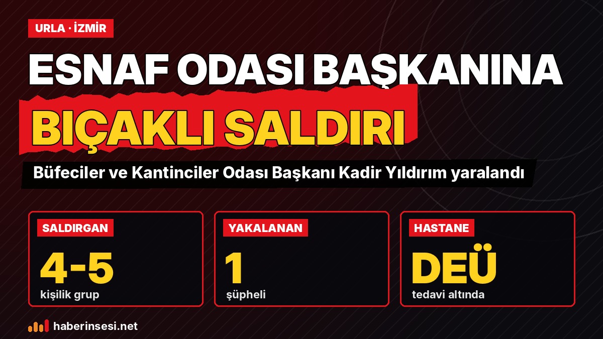 Kadir Yıldırım bıçaklı saldırının ardından hastanede